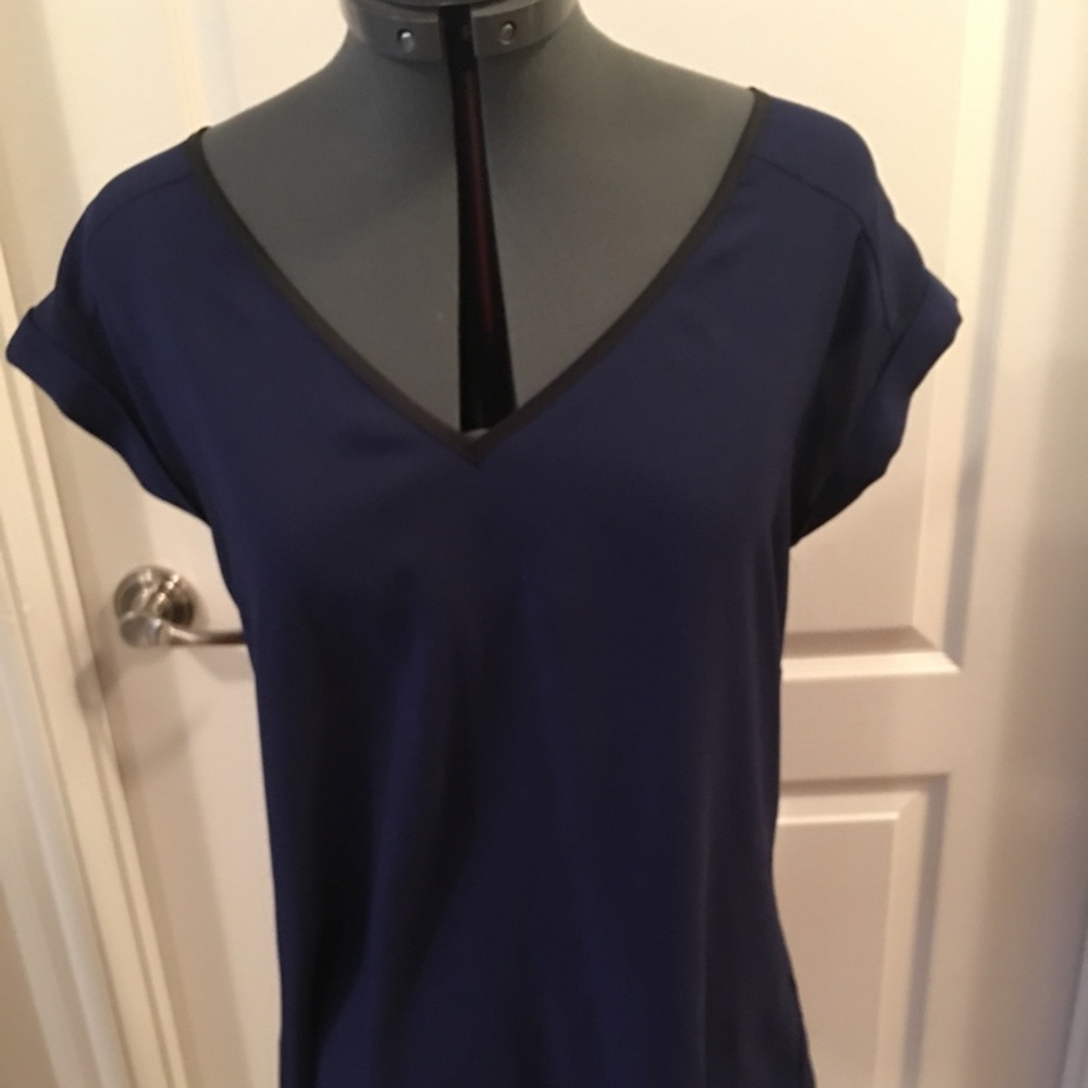 Express Navy Blue Top Blouse